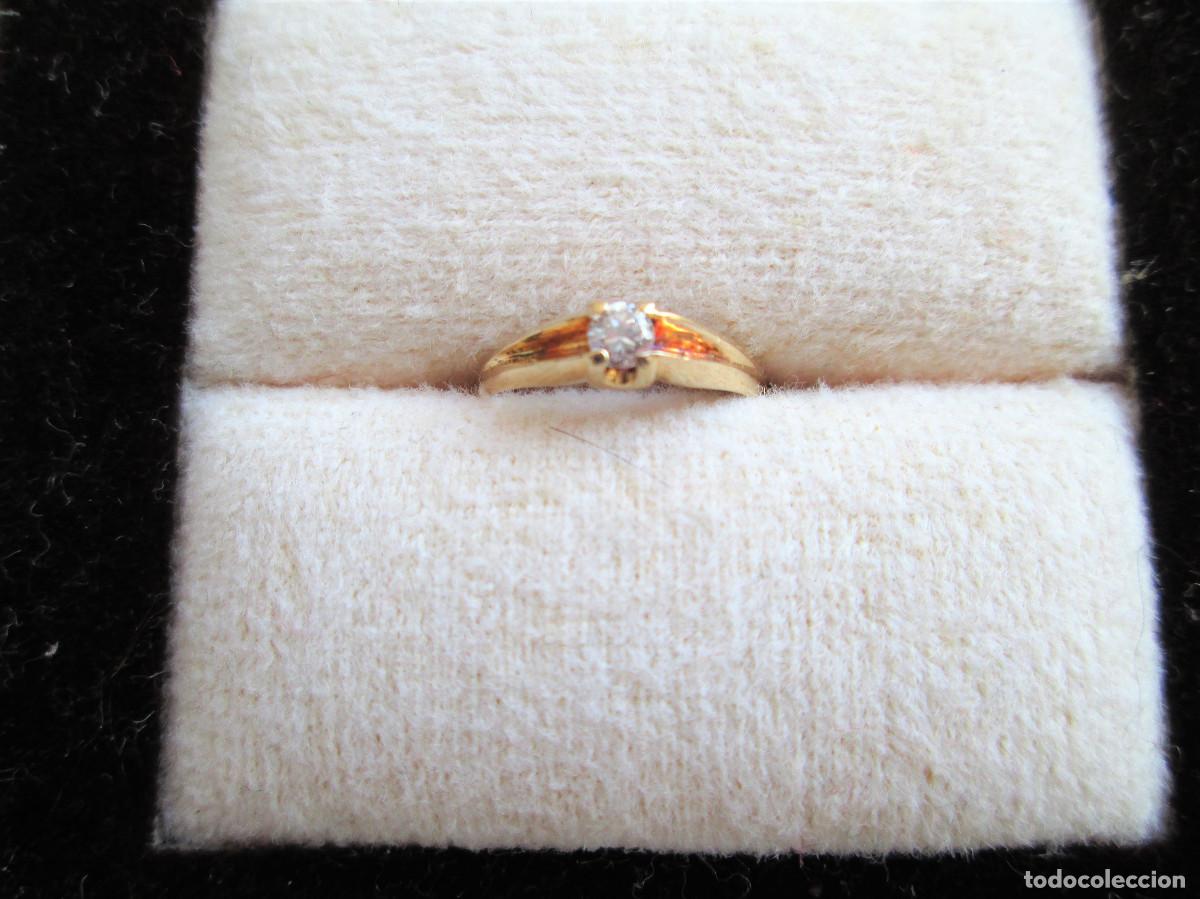 Schmuck: ANILLO DE ORO INFANTIL DE 18 KLTS. CON CIRCONITA - SIN ESTRENAR