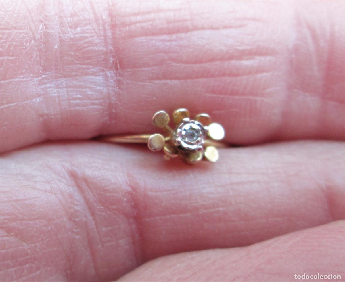 Jewelry: ANILLO DE ORO DE 18 KLTS. CON CIRCONITA - SIN ESTRENAR -