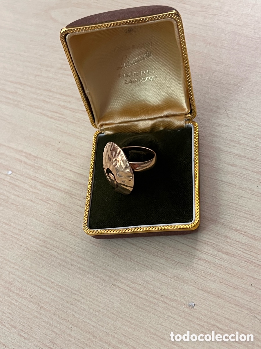 Joyeria: ✅ anillo Plaque or 5 plaque (5P) el Ag&uuml;illa vintage