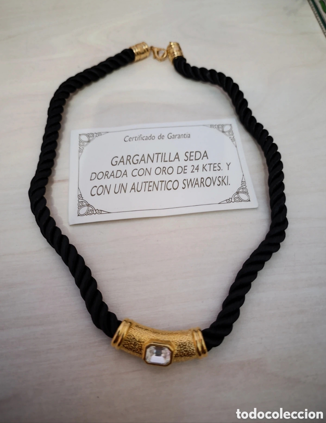 Joyeria: Gargantilla trenzada de color negro