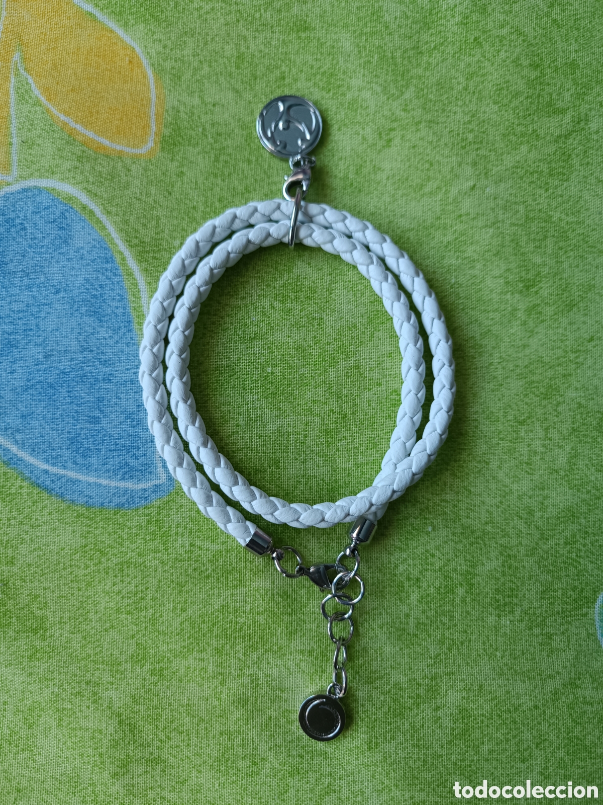 Joyeria: Pulsera trenza blanca