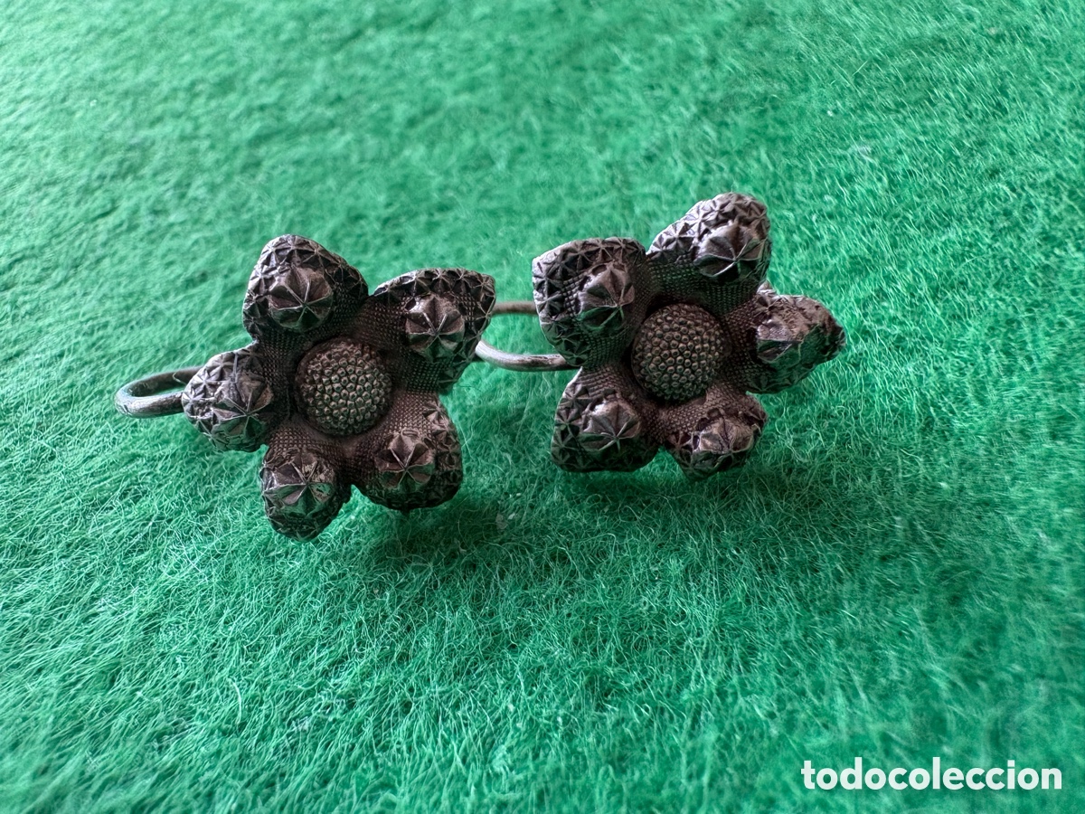 Joalharia: Pendientes flores plata de ley (A1)