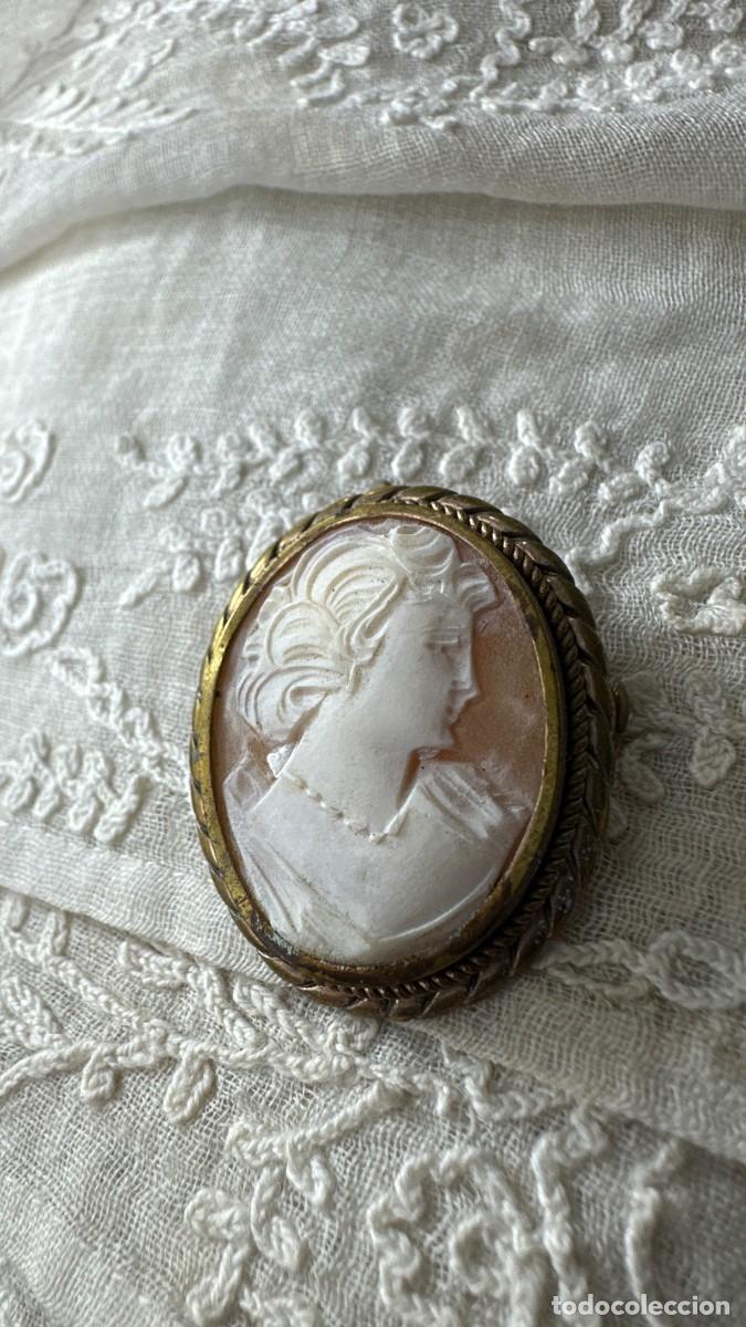 Joyeria: Antiguo camafeo de concha - Foto 2