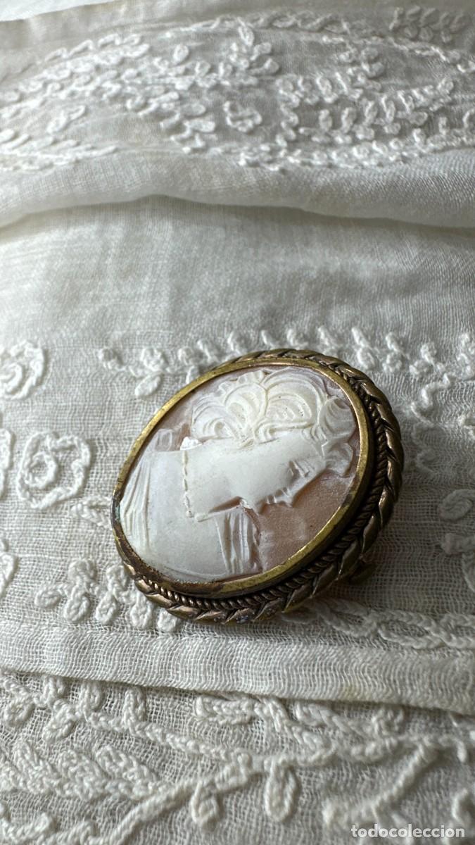 Joyeria: Antiguo camafeo de concha - Foto 4