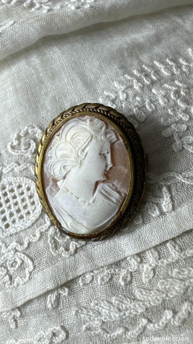 Joyeria: Antiguo camafeo de concha - Foto 6
