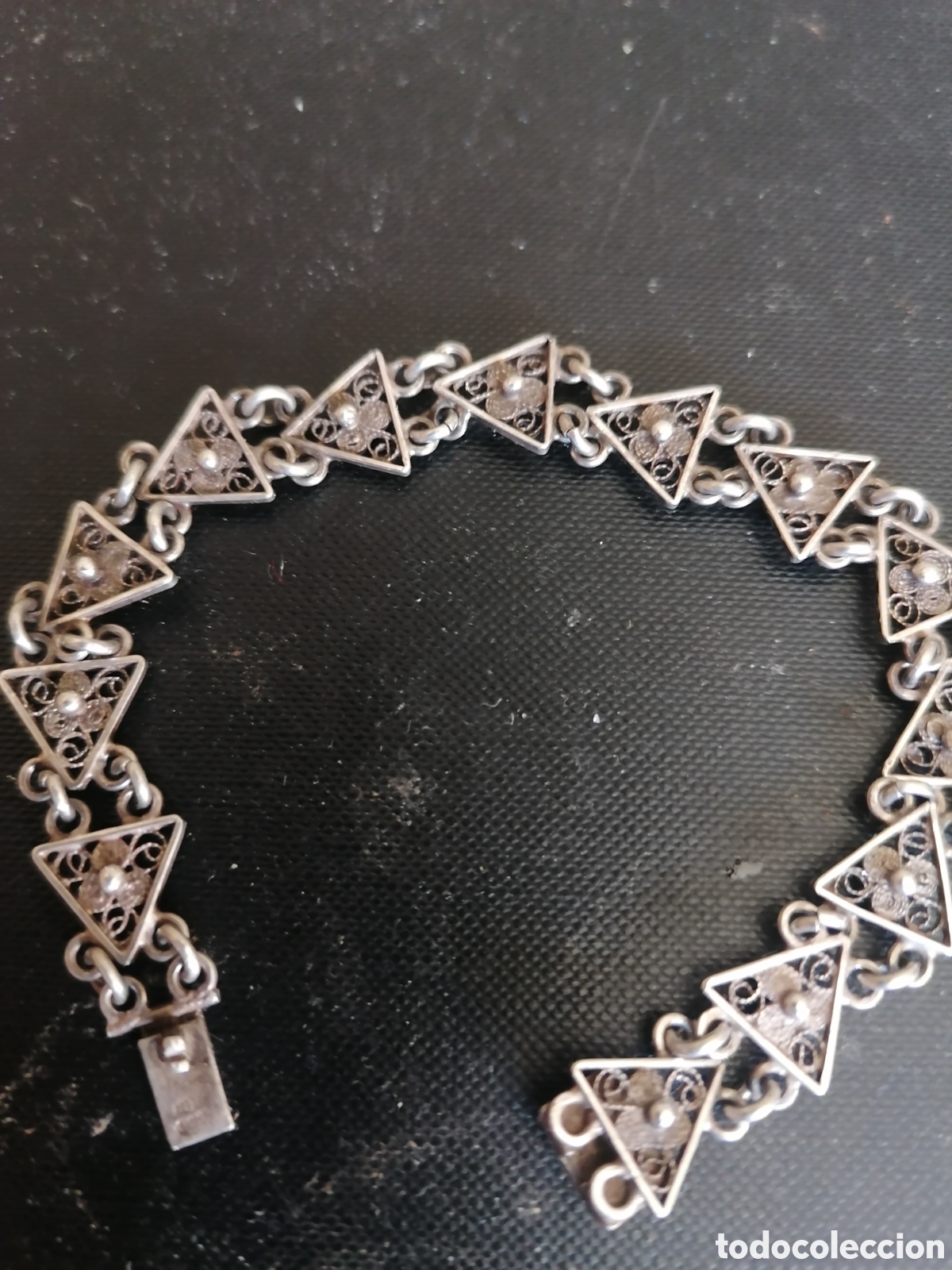 Gioielleria: Pulsera en filigrana de plata de ley contrastada