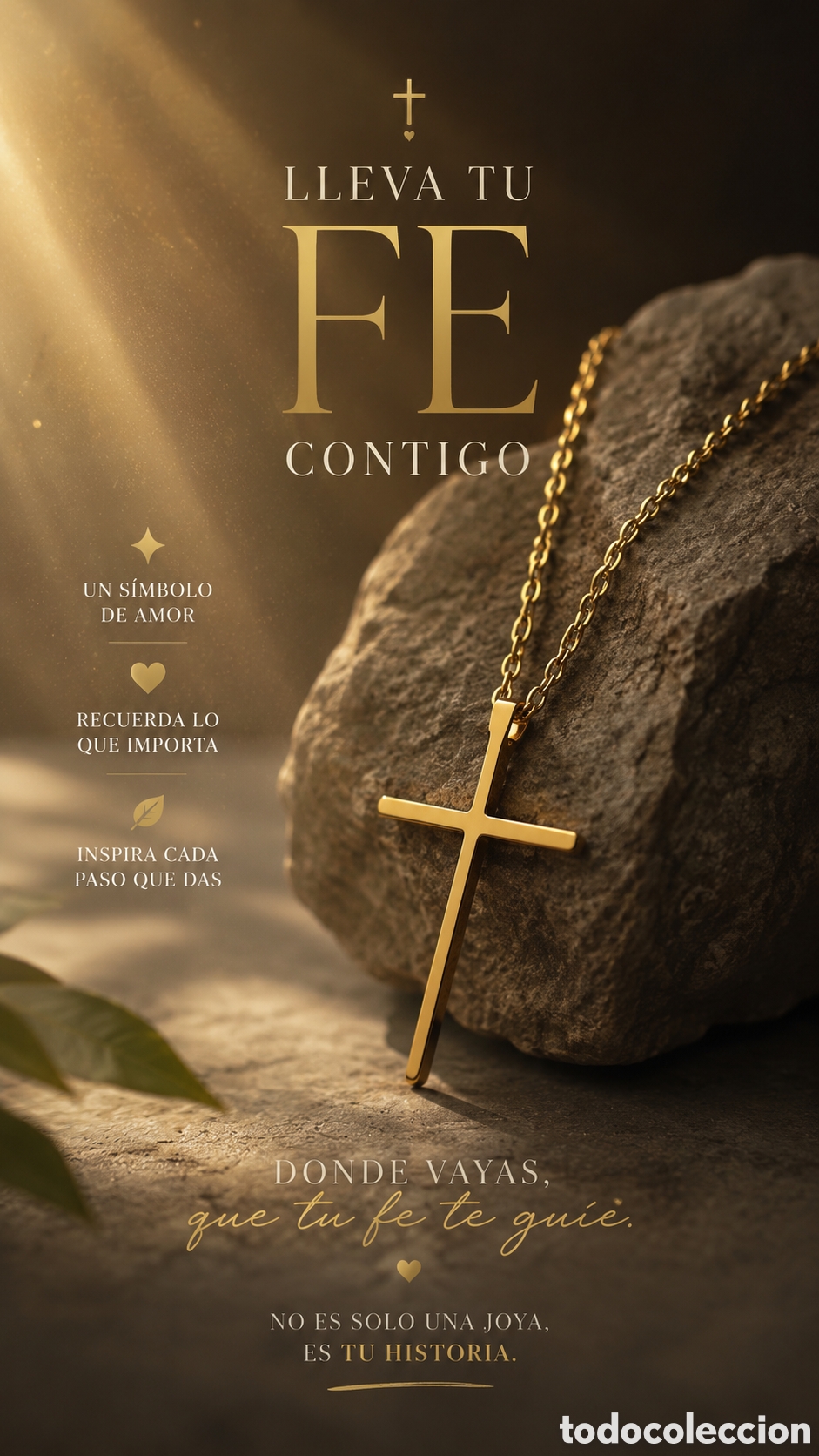 Schmuck: Collar Cruz Perfilada