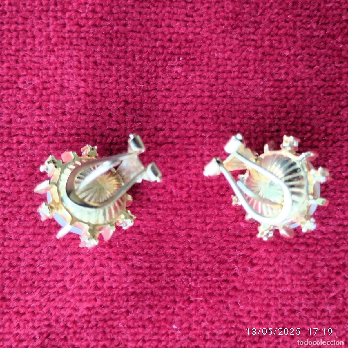 Joyeria: PENDIENTES DE ORO 18 K. CON PERLAS Y CIRCONITAS - SIN ESTRENAR - - Foto 4