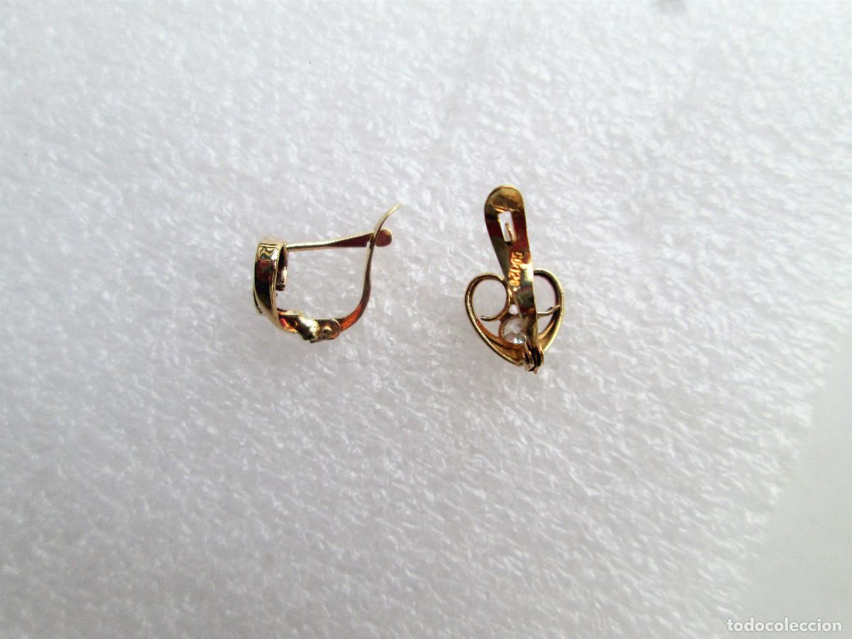 Joyeria: PENDIENTES DE ORO DE 18 KLTS. CON CIRCONITAS - SIN ESTRENAR - Foto 2