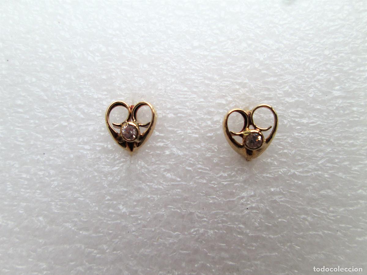 Joyeria: PENDIENTES DE ORO DE 18 KLTS. CON CIRCONITAS - SIN ESTRENAR - Foto 4