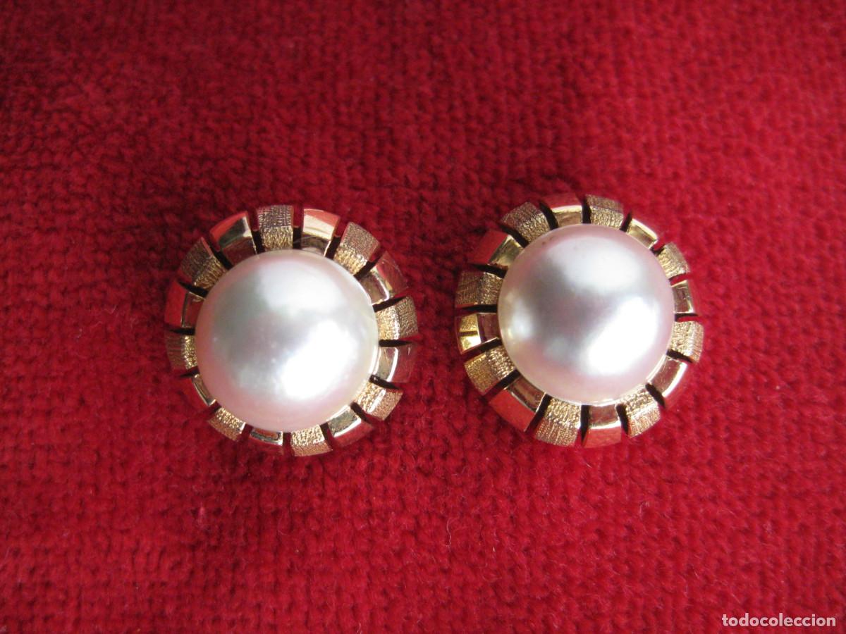 Joaillerie: PENDIENTES DE ORO 18 K. Y PERLAS - SIN ESTRENAR -