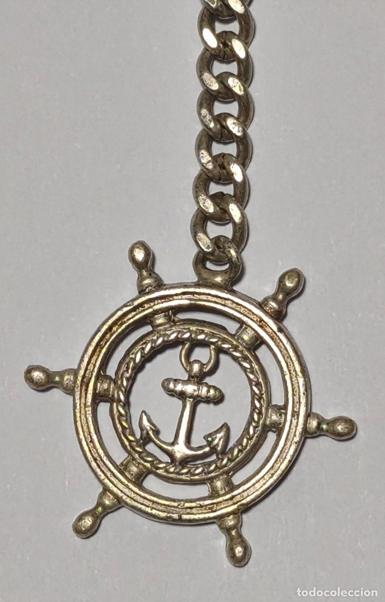 Joyeria: Llavero en plata de Ley 925mm. con forma de ancla - Foto 3