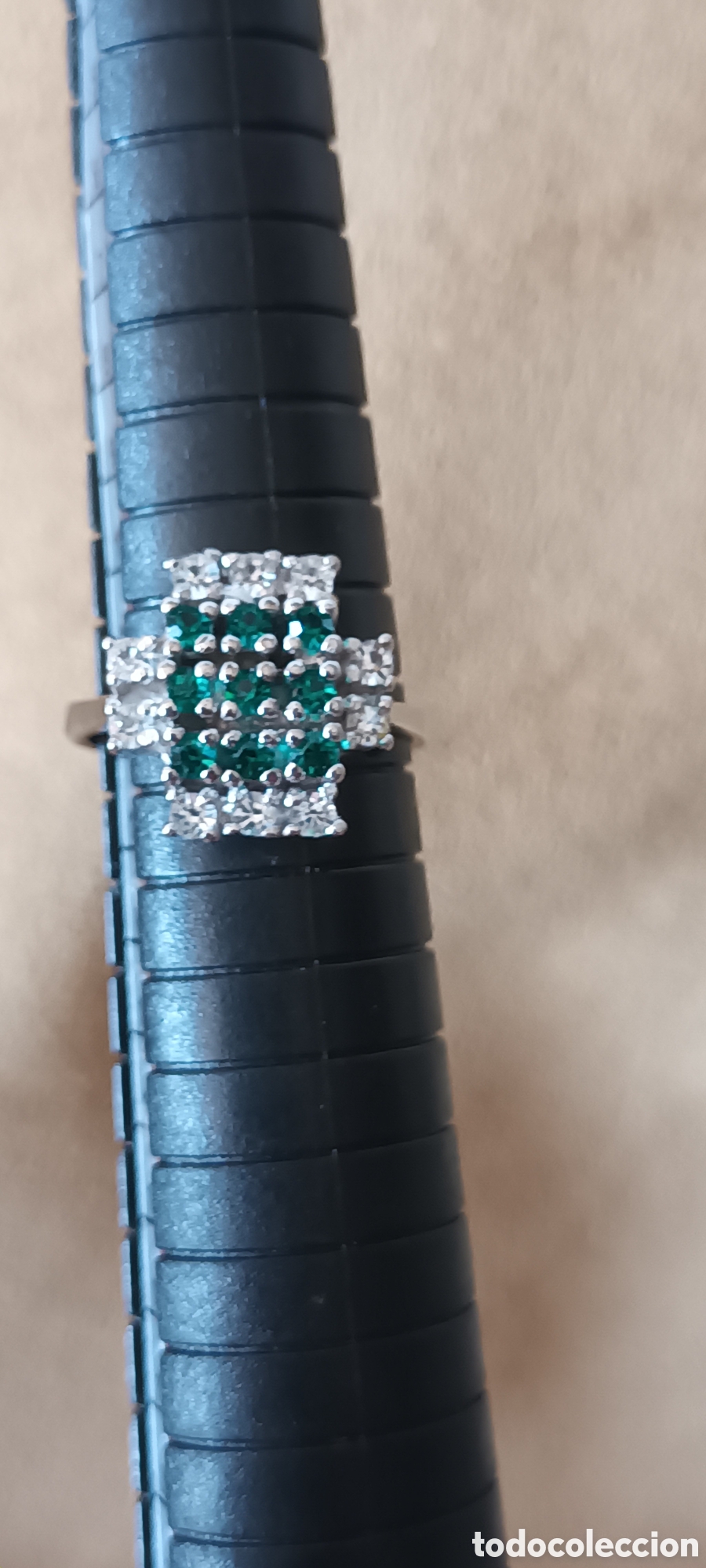 Schmuck: Anillo de plata y circonitas