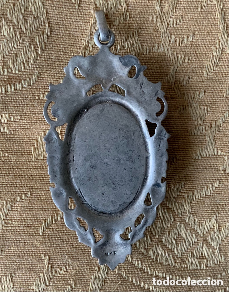 Joyeria: ANTIGUO COLGANTE PLATA Y LAPISL&Aacute;ZULI - Foto 8