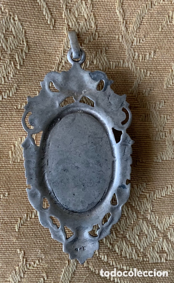 Joyeria: ANTIGUO COLGANTE PLATA Y LAPISL&Aacute;ZULI - Foto 10