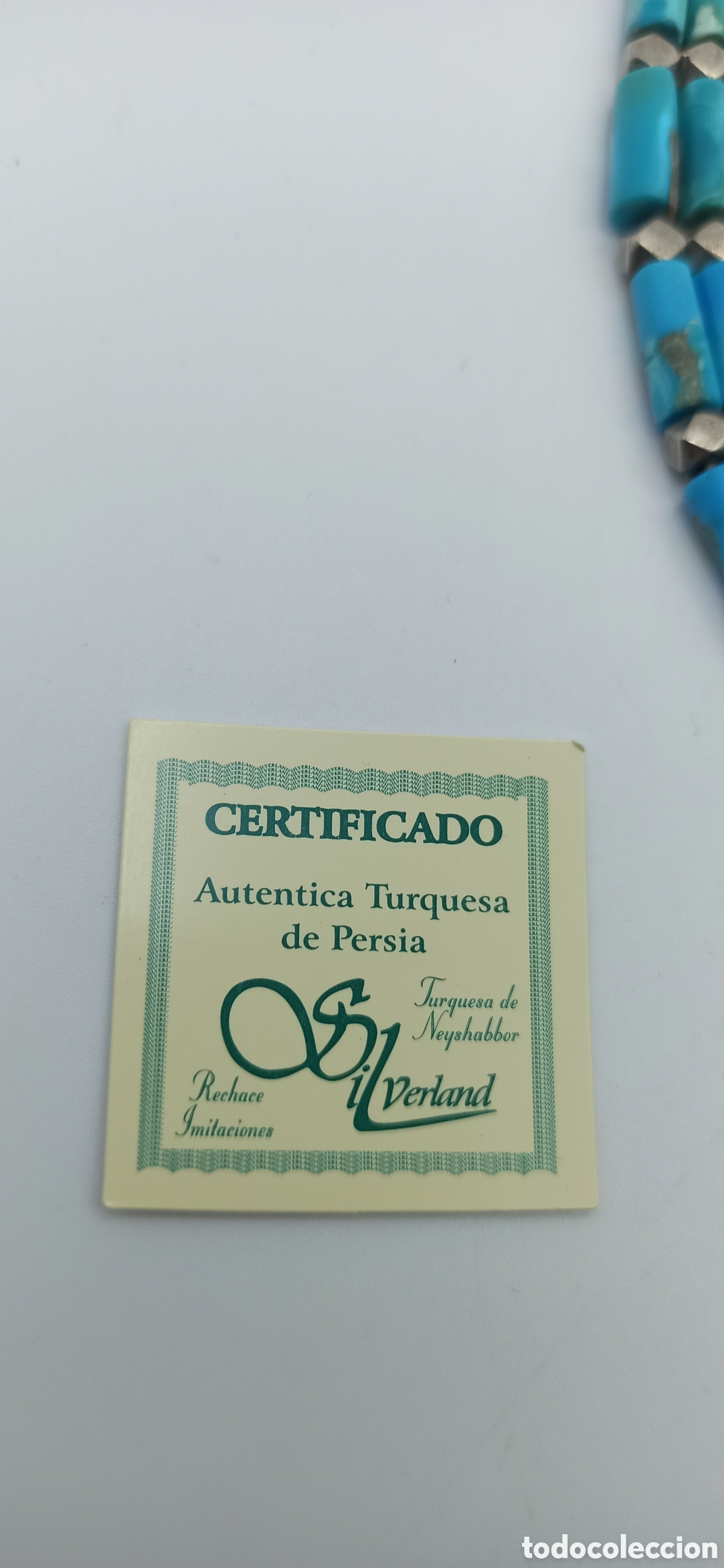 Joyeria: Gargantilla Turquesas y plata de ley - Foto 6