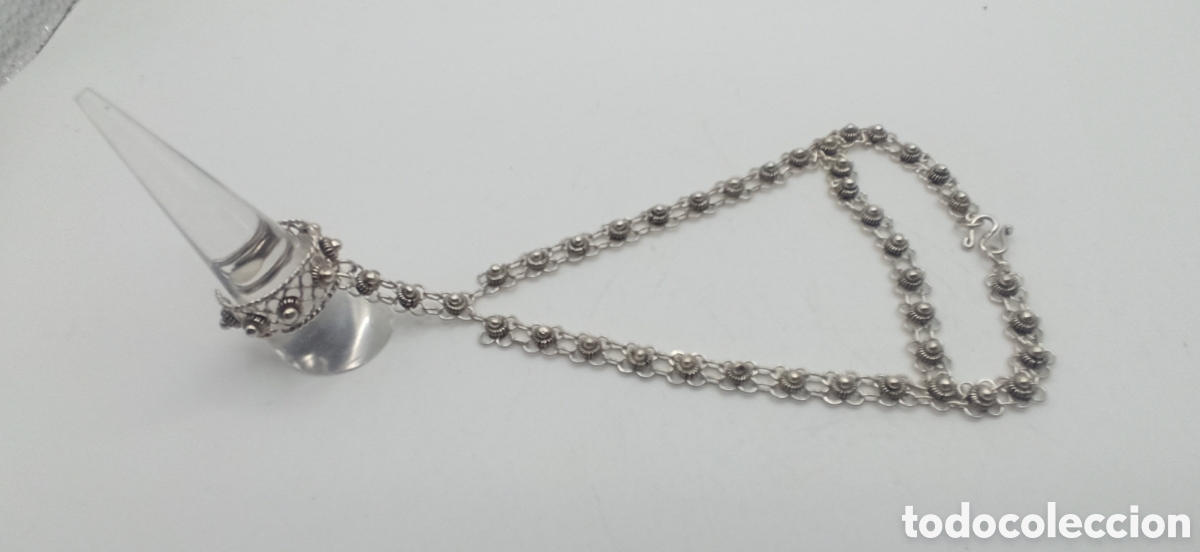 Joyeria: Pulsera mano con anillo plata - Foto 4