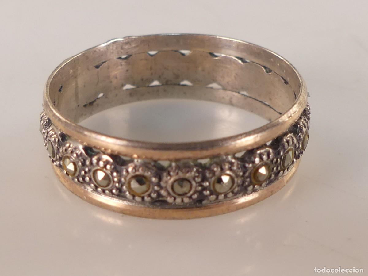 Joaillerie: ELEGANTE ANILLO DE PLATA ANTIGUA PESA 3,1 GRAMOS BONITO DISE&Ntilde;O