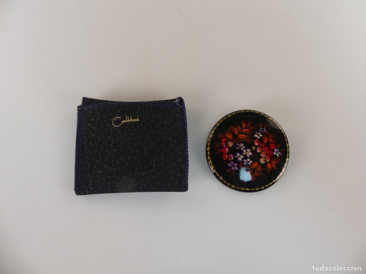Gioielleria: PRECIOSO BROCHE BONITO DISE&Ntilde;O DECORADO A MANO UNION SOVIETICA RUSIA
