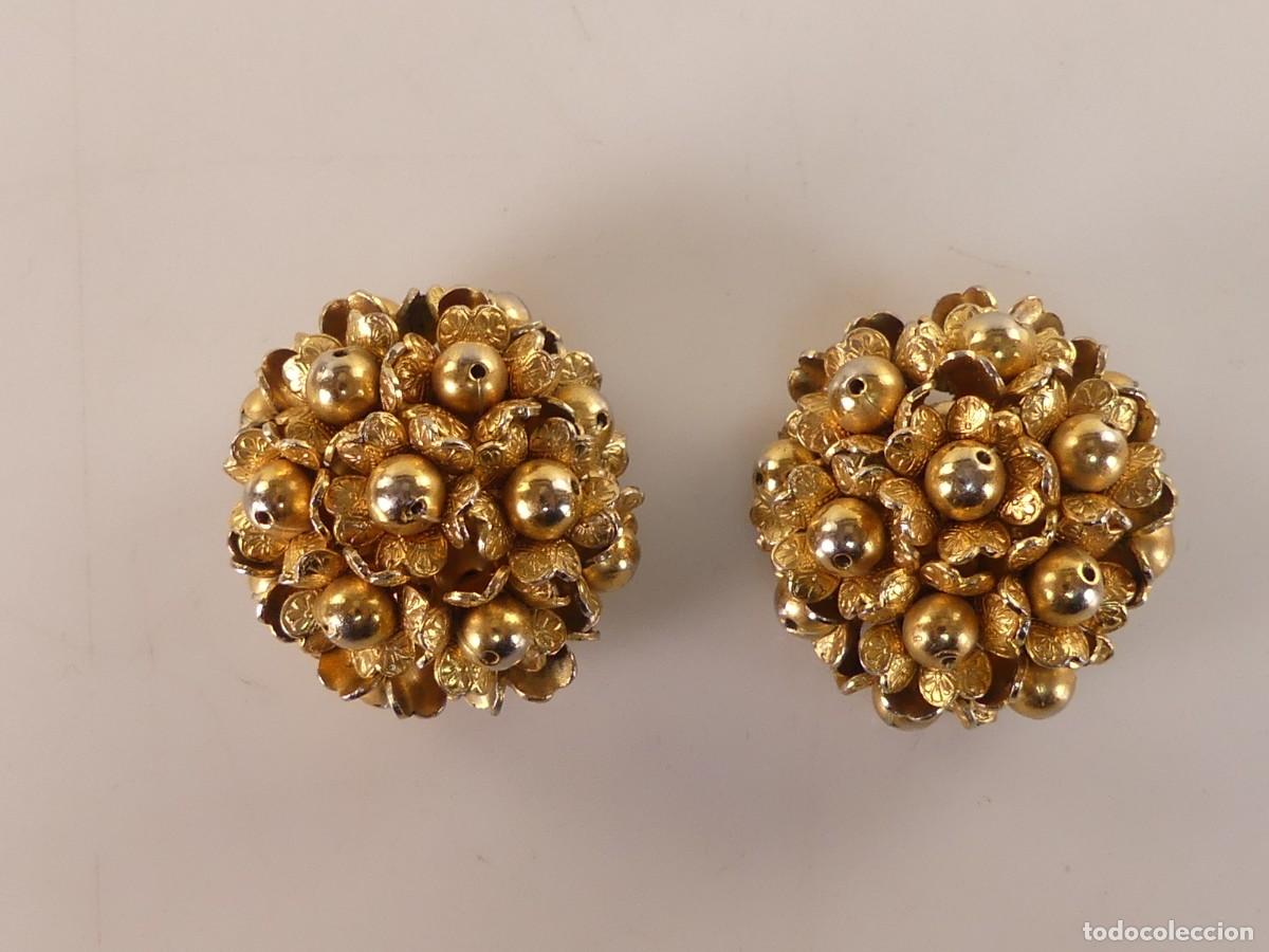 Joalharia: BONITOS PENDIENTES PRECIOSO DISE&Ntilde;O COLOR DORADO