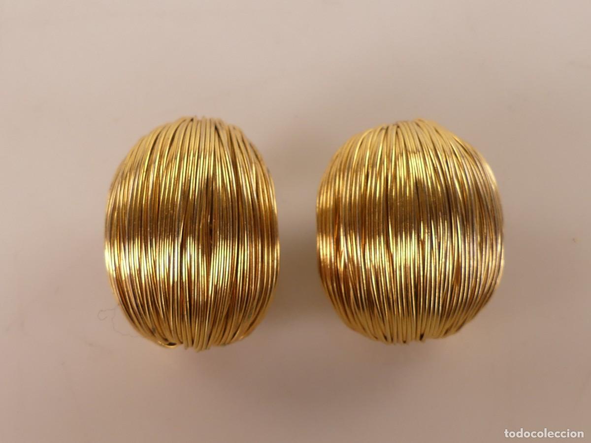 Joalharia: BONITOS PENDIENTES PRECIOSO DISE&Ntilde;O COLOR DORADO