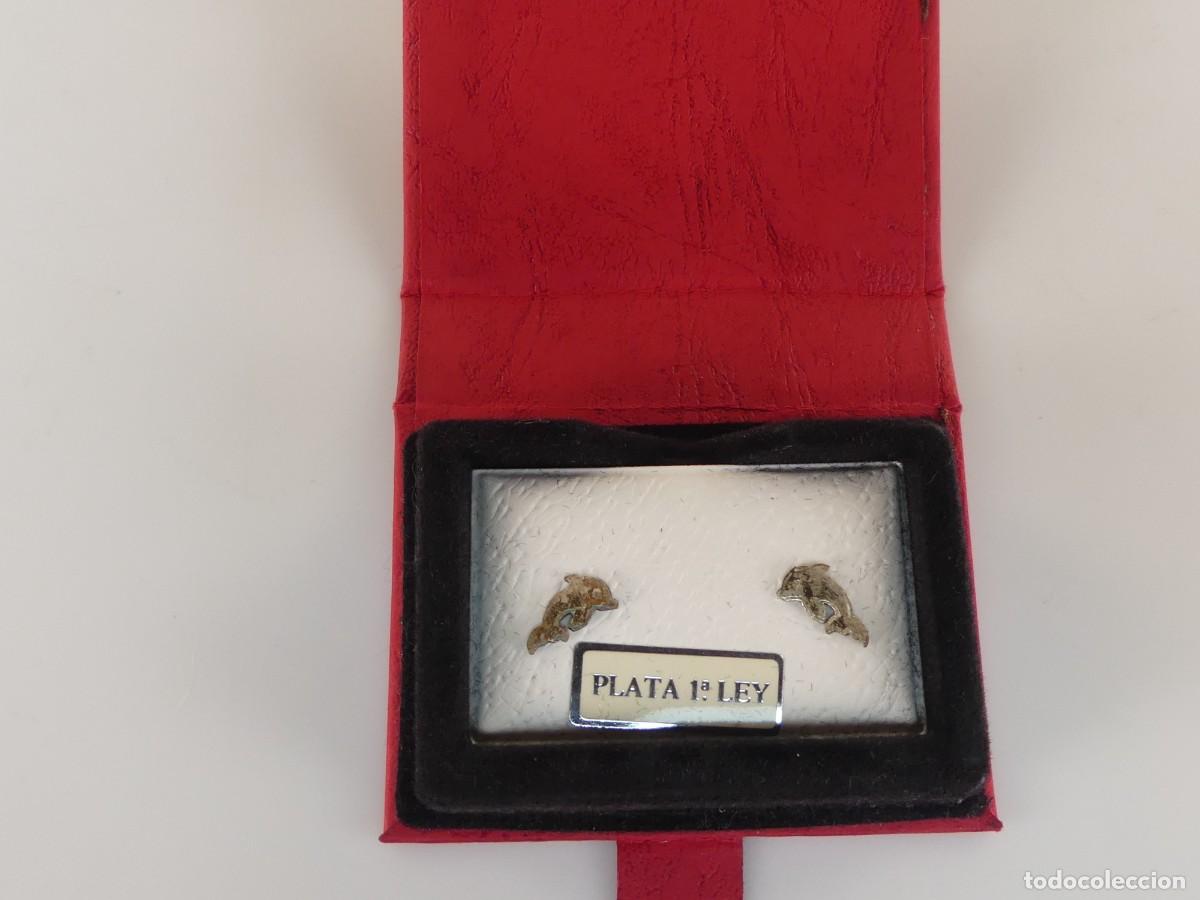 Jewelry: PEQUE&Ntilde;OS PENDIENTES DE PLATA FORMAS DE DELFINES