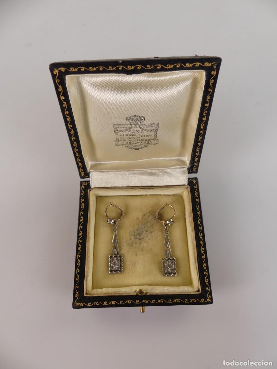 Joalharia: ELEGANTES PENDIENTES E METAL PLATEADO Y PIEDRAS BONITO DISE&Ntilde;O