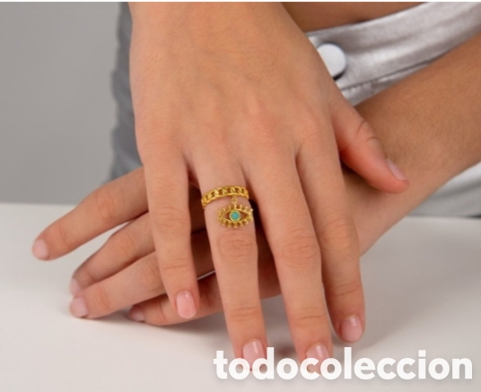 Joyeria: Anillo Ojo Turco acero - Foto 2
