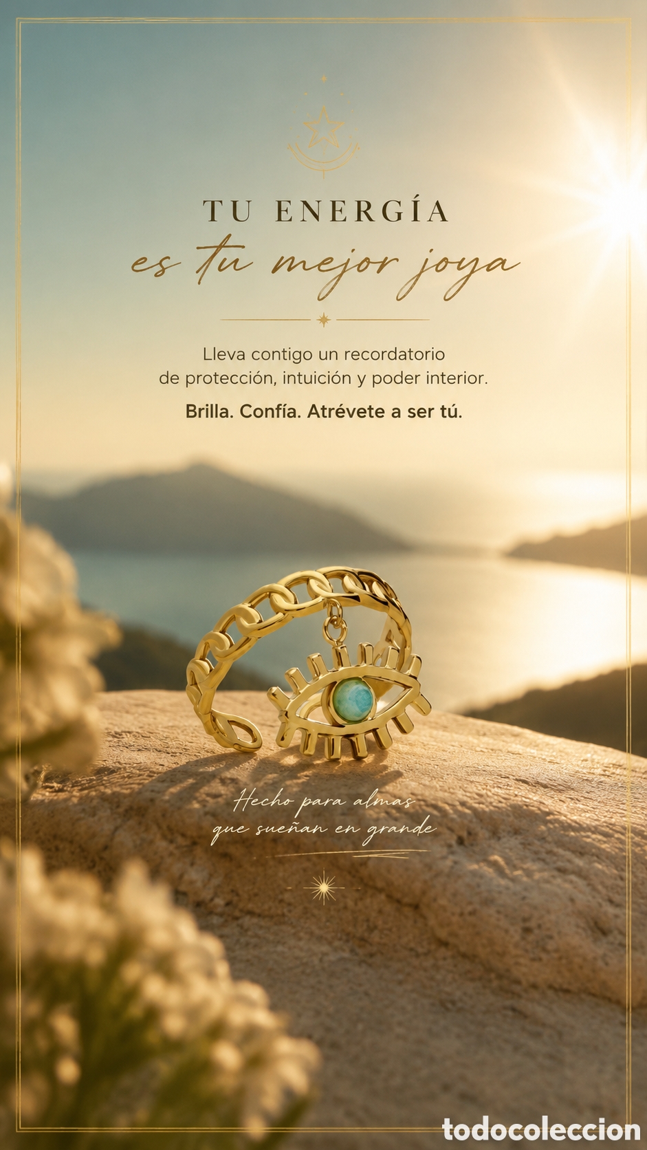 Joyeria: Anillo Ojo Turco acero