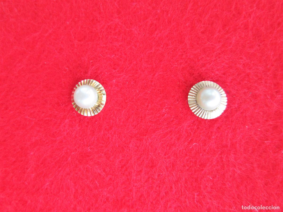 Joaillerie: PENDIENTES DE ORO DE 18 KLTS. CON PERLAS - SIN ESTRENAR