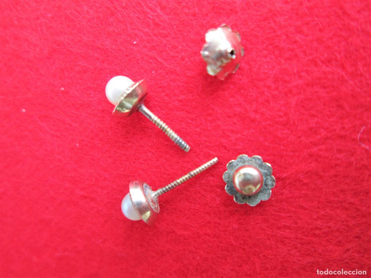 Joyeria: PENDIENTES DE ORO DE 18 KLTS. CON PERLAS - SIN ESTRENAR - Foto 2