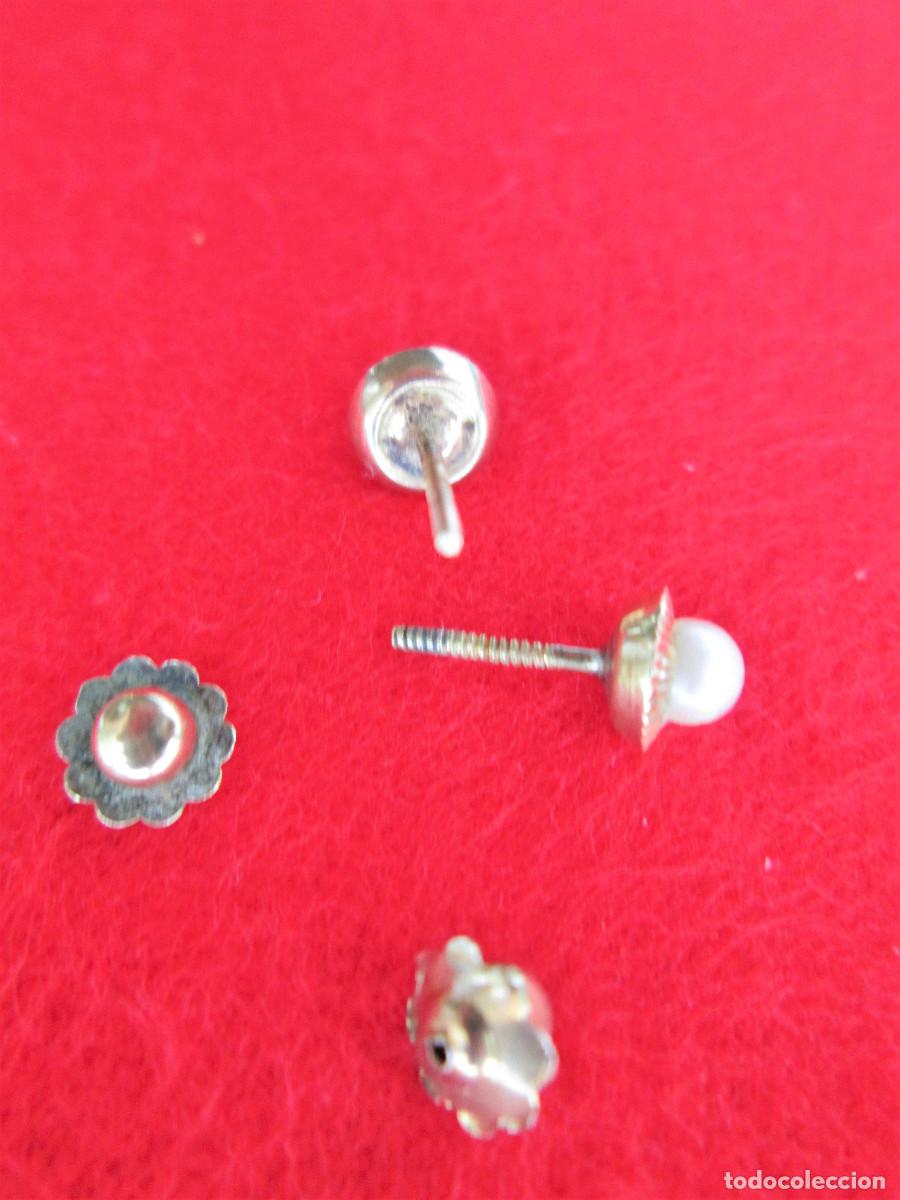 Joyeria: PENDIENTES DE ORO DE 18 KLTS. CON PERLAS - SIN ESTRENAR - Foto 3