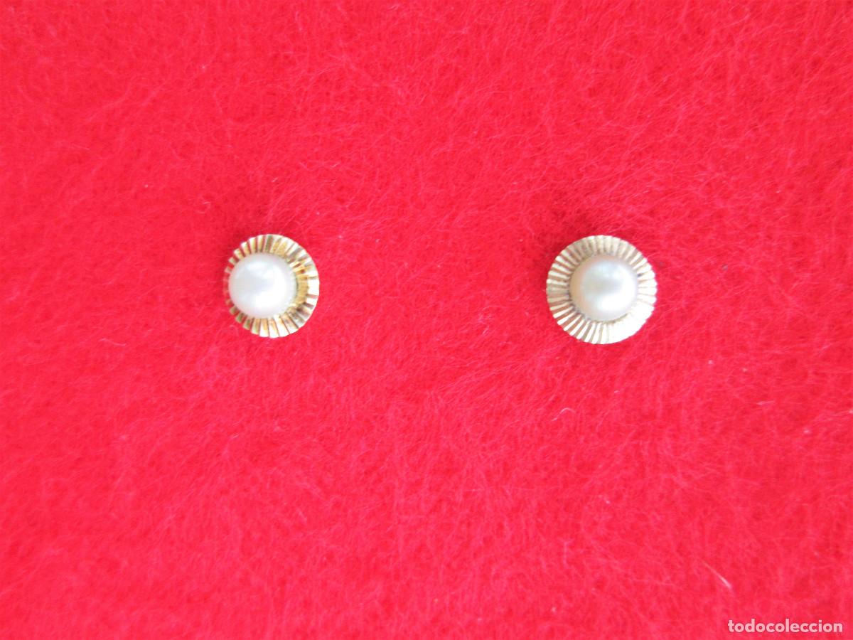 Joyeria: PENDIENTES DE ORO DE 18 KLTS. CON PERLAS - SIN ESTRENAR - Foto 4