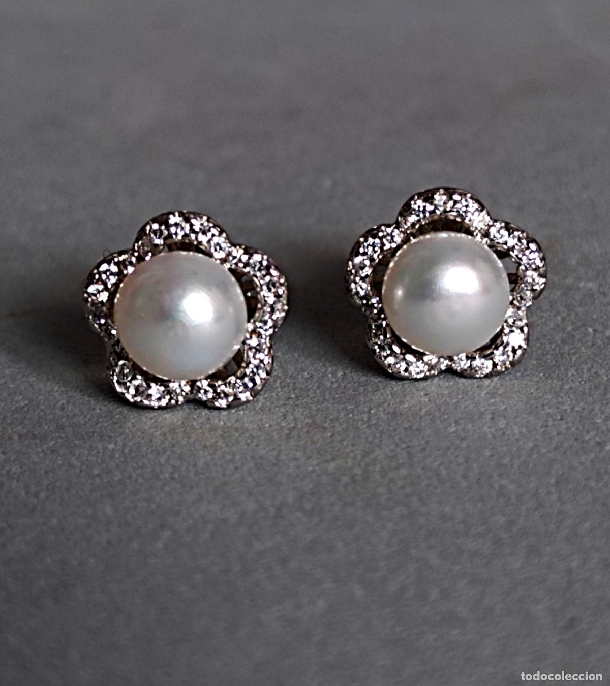 Joyeria: Pendientes plata de ley con perlas cultivadas - Foto 2