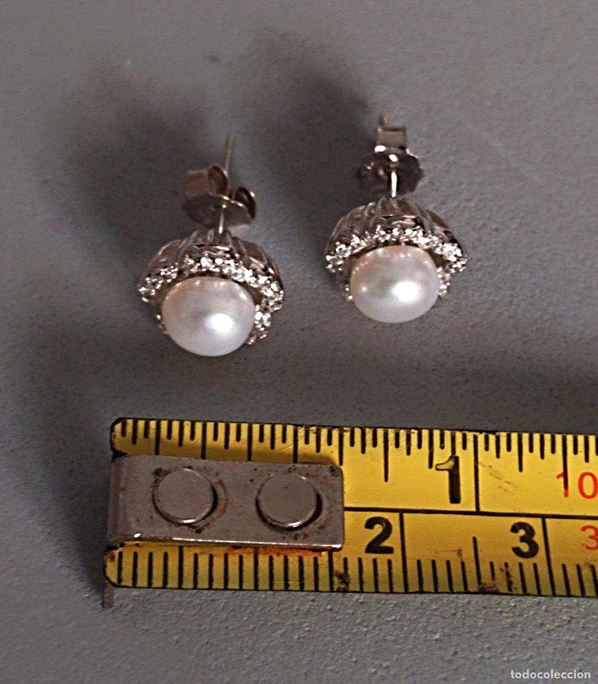 Joyeria: Pendientes plata de ley con perlas cultivadas - Foto 3