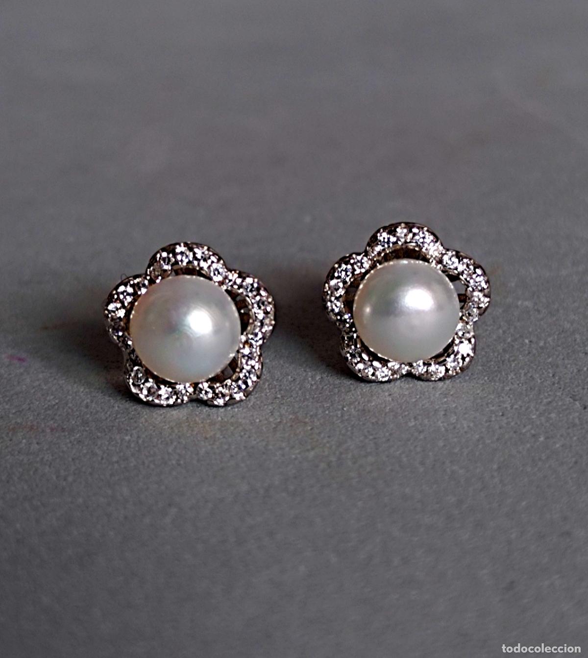 Joyeria: Pendientes plata de ley con perlas cultivadas - Foto 4