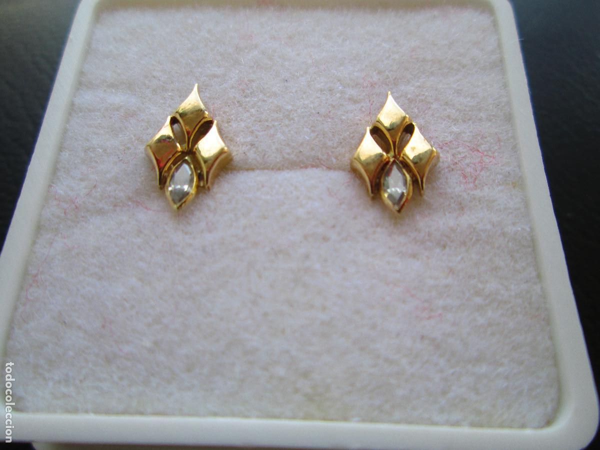 Joyeria: PENDIENTES DE ORO DE 18 KLTS. CON PERLAS - CIERRE DE ROSCA - SIN ESTRENAR - Foto 3