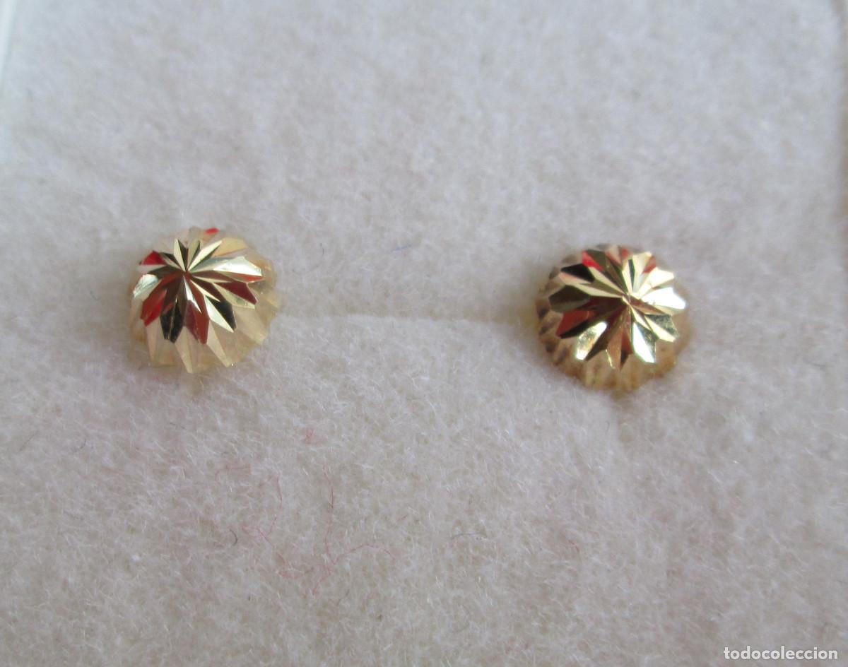 Schmuck: PENDIENTES DE ORO DE 18 KLTS. - CIERRE DE ROSCA - SIN ESTRENAR