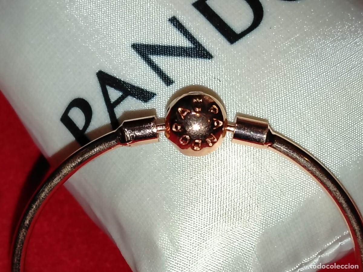 Schmuck: PULSERA PANDORA SACADA DE CAT&Aacute;LOGO CLAS&Iacute;CA CHAPADA EN ORO (18 cm)