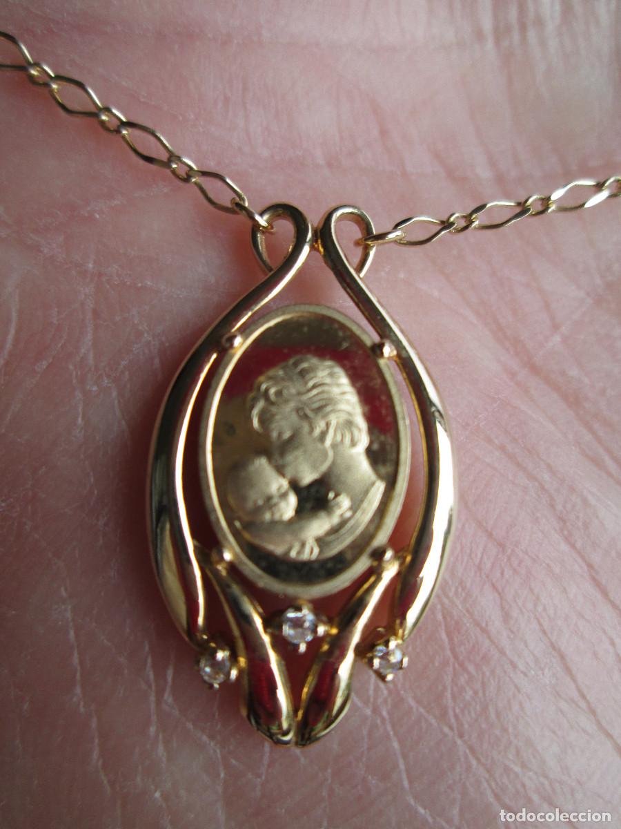 Joalharia: GARGANTILLA - CADENA DE ORO DE 18 KLTS. CON CIRCONITAS - AMOR DE MADRE - DAR MUCHO PEDIR POCO - SIN