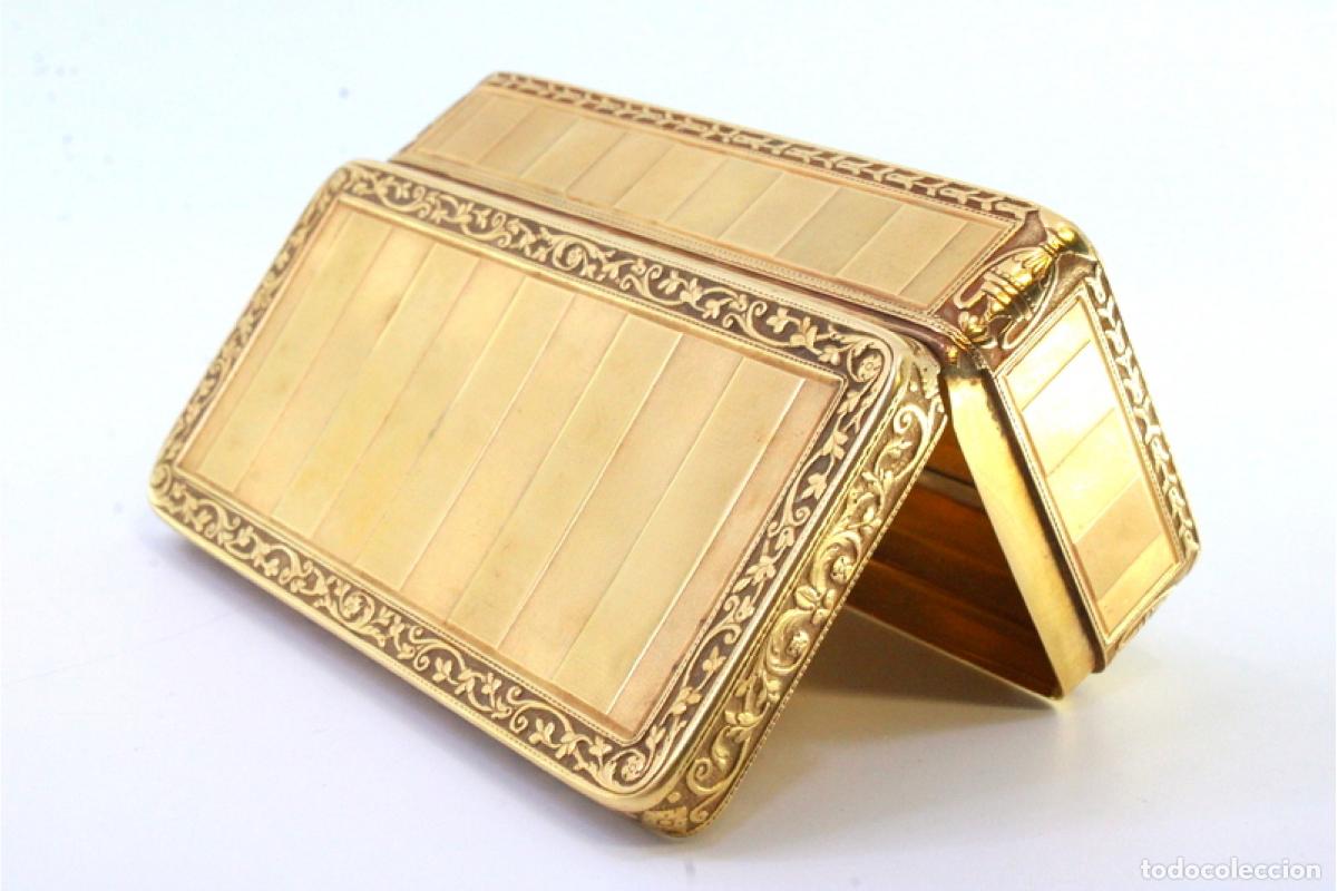 Joyeria: 169 gramos - Caja de rap&eacute;, en Oro de 18 quilates - Foto 2