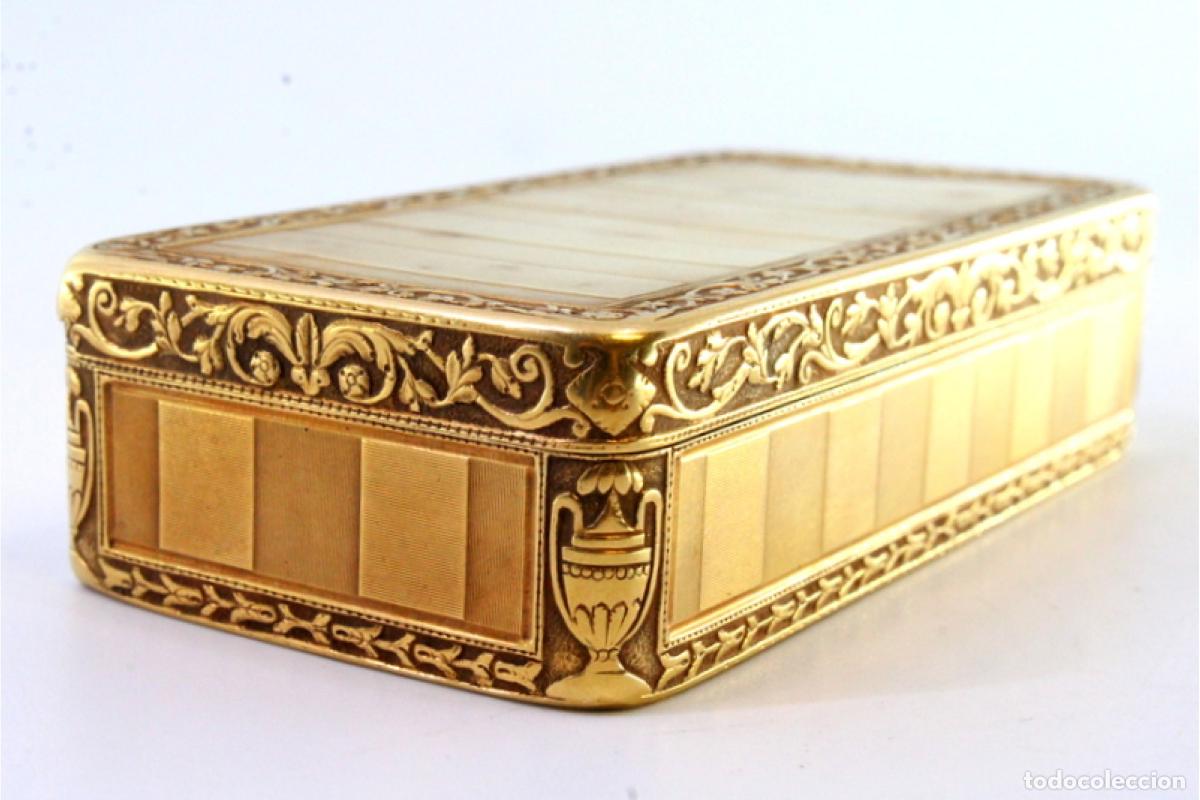 Joyeria: 169 gramos - Caja de rap&eacute;, en Oro de 18 quilates - Foto 3