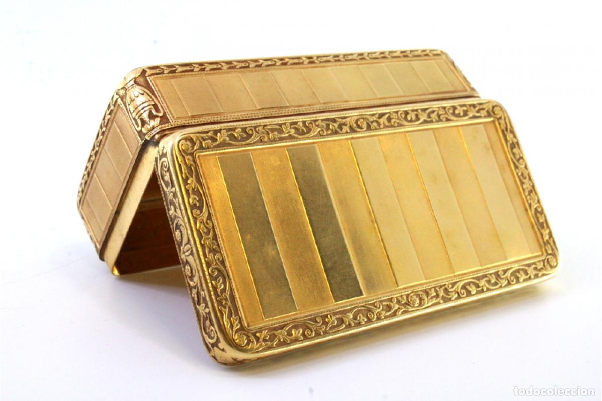 Joyeria: 169 gramos - Caja de rap&eacute;, en Oro de 18 quilates - Foto 4