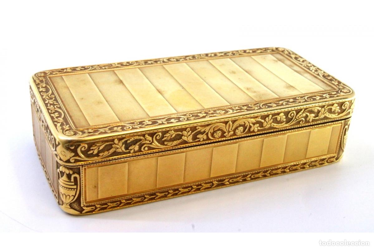 Joyeria: 169 gramos - Caja de rap&eacute;, en Oro de 18 quilates - Foto 8