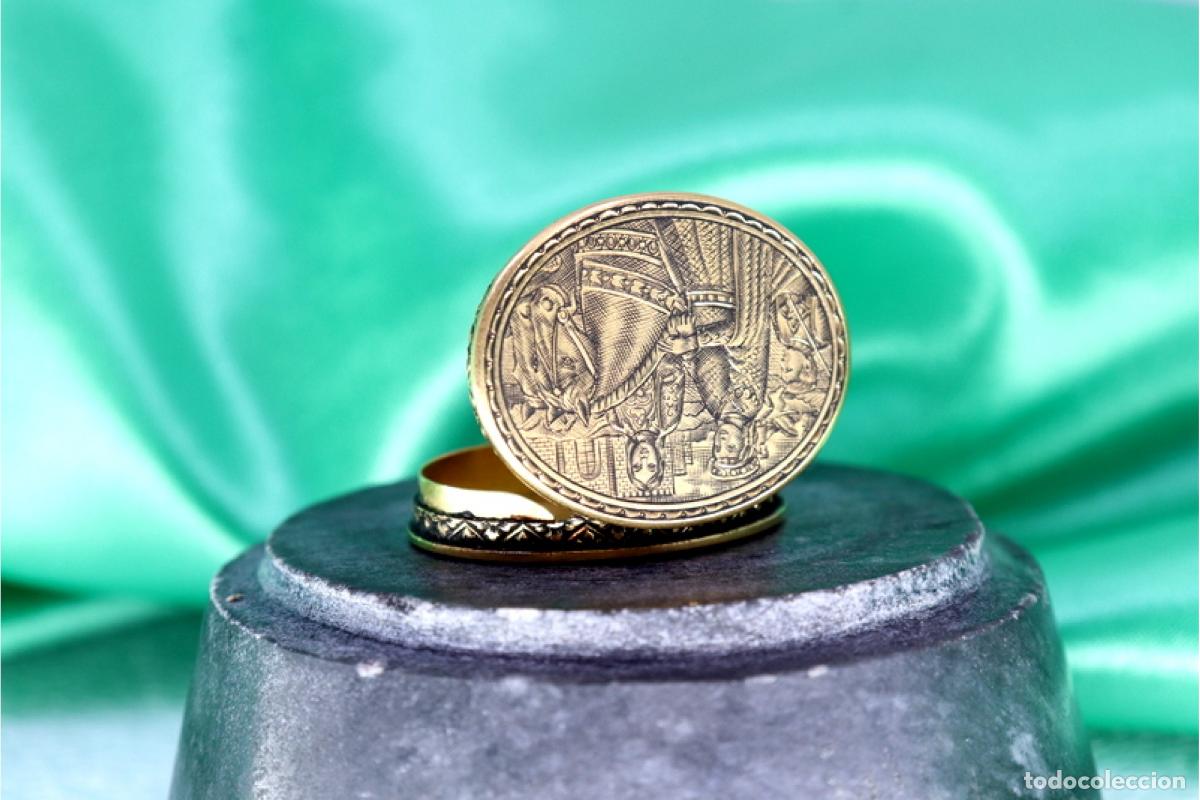 Joyeria: 17 gramos - Pastillero, en oro de 19,2K. - Foto 4