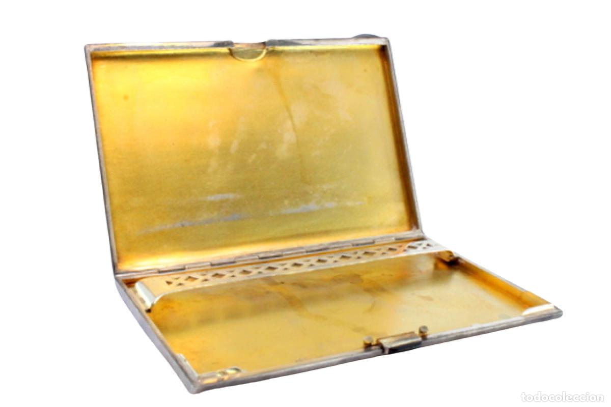 Gioielleria: 175 gramos - Caja de cigarrillos, en plata y oro de 18 quilates.