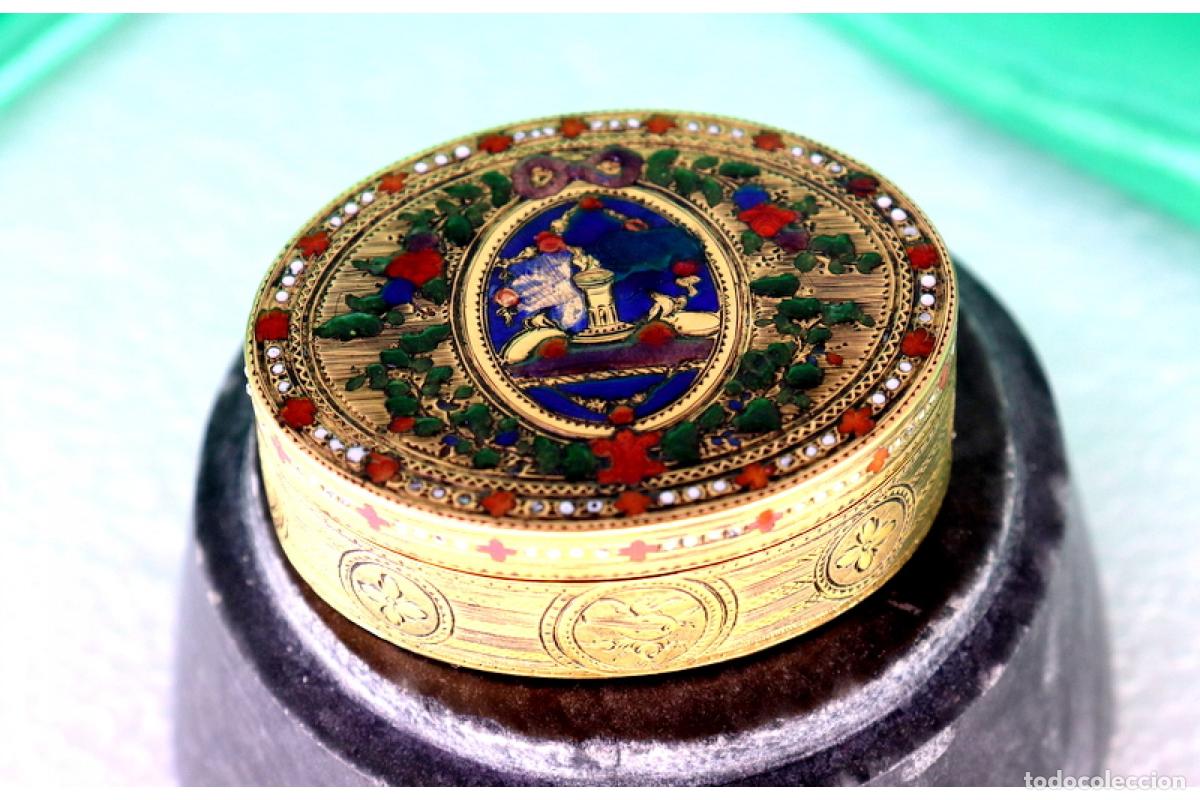 Joyeria: 36,5 gramos - Caja de rap&eacute; de oro de 18 quilates - Foto 2