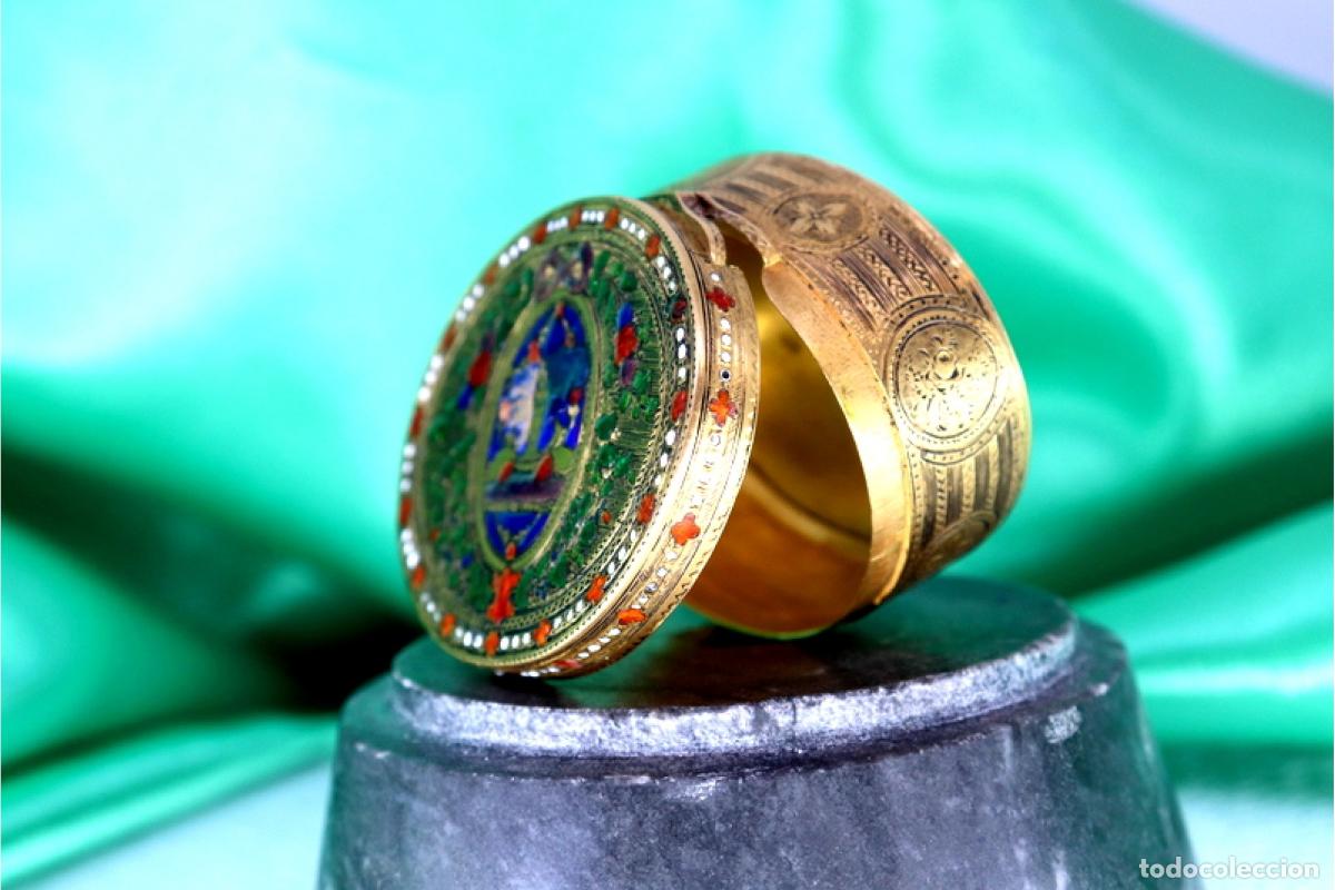 Joyeria: 36,5 gramos - Caja de rap&eacute; de oro de 18 quilates - Foto 4