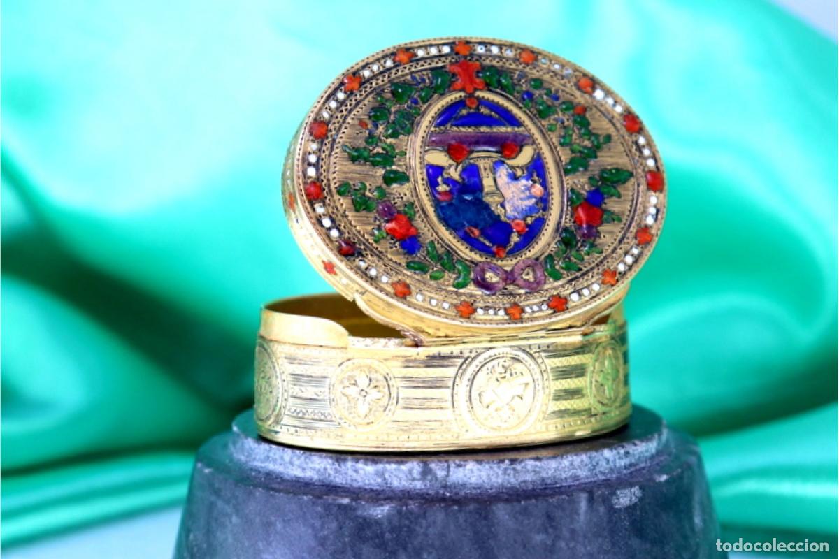 Joyeria: 36,5 gramos - Caja de rap&eacute; de oro de 18 quilates - Foto 5