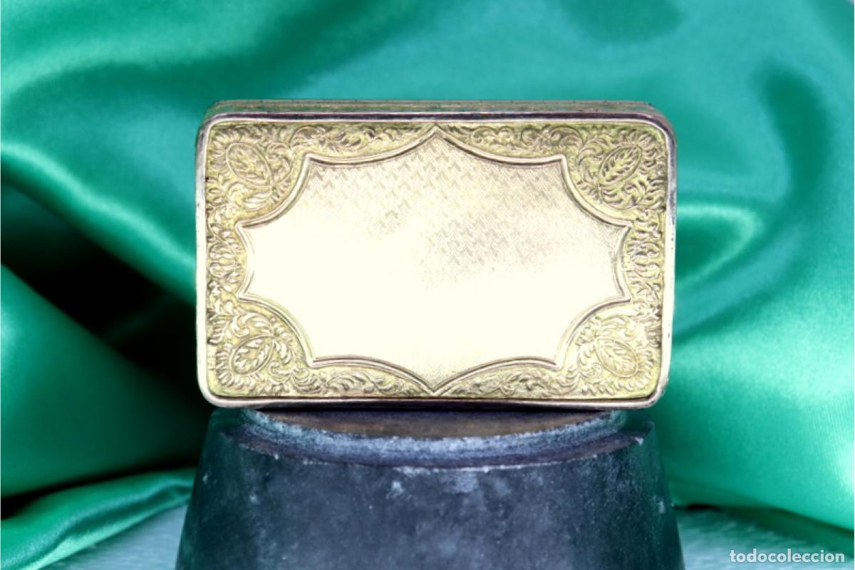 Joyeria: 60 gramos - Caja de rap&eacute;, en oro - Siglo XIX - Foto 3